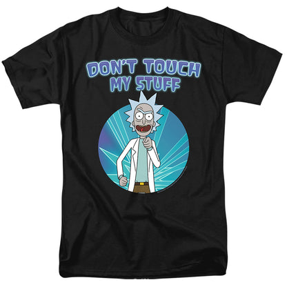 Rick And Morty Dont Touch Mens T Shirt Black