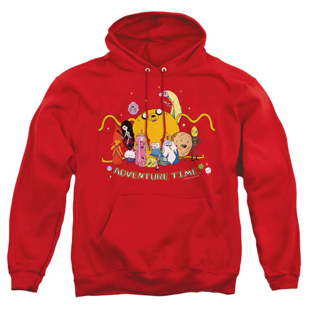 Adventure Time Outstretched Mens Hoodie Red