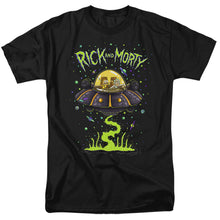 Load image into Gallery viewer, Rick And Morty Ufo Mens T Shirt Black
