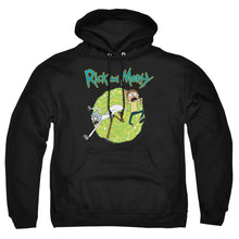 Load image into Gallery viewer, Rick And Morty Portal Mens Hoodie Black
