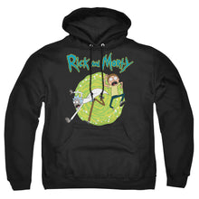 Load image into Gallery viewer, Rick And Morty Portal Mens Hoodie Black
