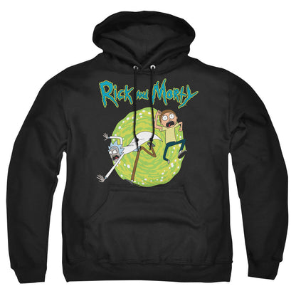Rick And Morty Portal Mens Hoodie Black