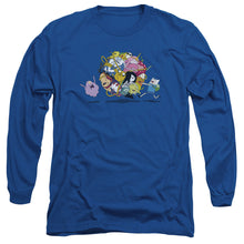 Load image into Gallery viewer, Adventure Time Glob Ball Mens Long Sleeve Shirt Royal Blue
