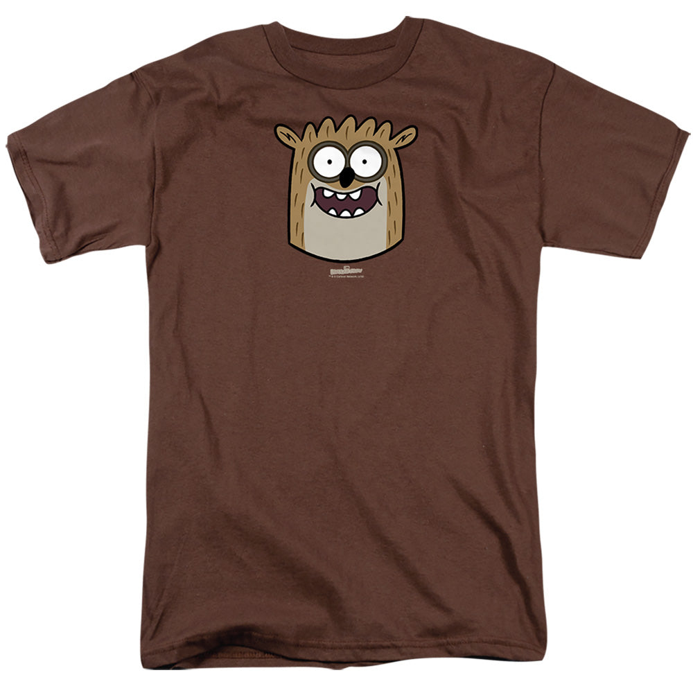 The Regular Show Rigby - S S Adult 18 1 - Coffee - 3X