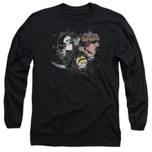 Load image into Gallery viewer, Billy &amp; Mandy Splatter Cast Mens Long Sleeve Shirt Black Officially Licensed

