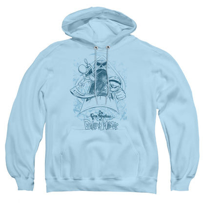 Grim Adventures Of Billy & Mandy Sketched Mens Hoodie Light Blue