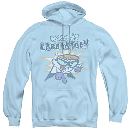 Dexters Laboratory What Do You Want Mens Hoodie Light Blue