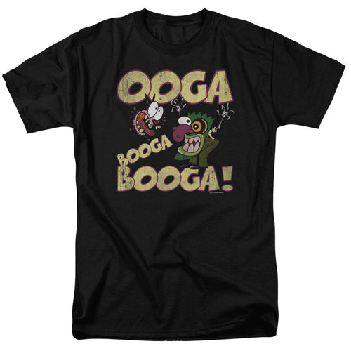 Courage Ooga Booga Booga Mens T Shirt Black