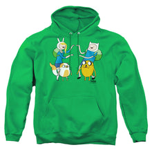 Load image into Gallery viewer, Adventure Time Meet Up Mens Hoodie Kelly Green
