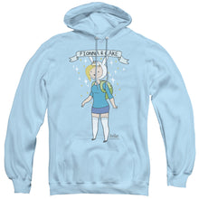 Load image into Gallery viewer, Adventure Time Fionna &amp; Cake Mens Hoodie Light Blue

