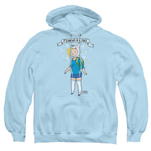Load image into Gallery viewer, Adventure Time Fionna &amp; Cake Mens Hoodie Light Blue
