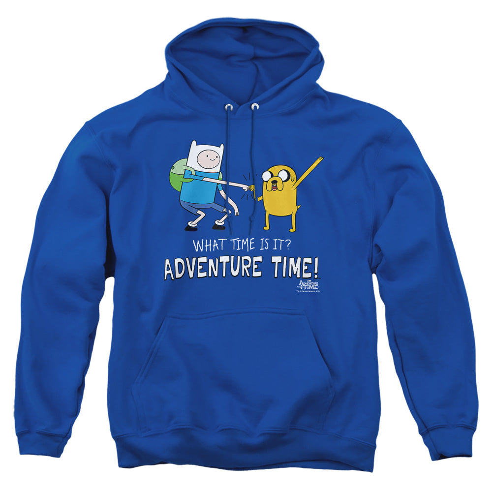 Adventure Time Fist Bump Mens Hoodie Royal