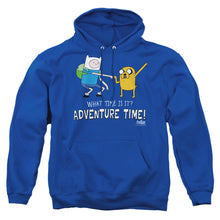 Load image into Gallery viewer, Adventure Time Fist Bump Mens Hoodie Royal Blue
