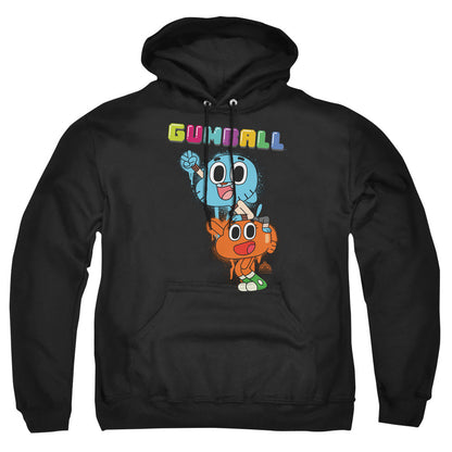Amazing World Of Gumball Gumball Spray Mens Hoodie Black