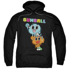 Load image into Gallery viewer, Amazing World of Gumball Gumball Spray Mens Hoodie Black
