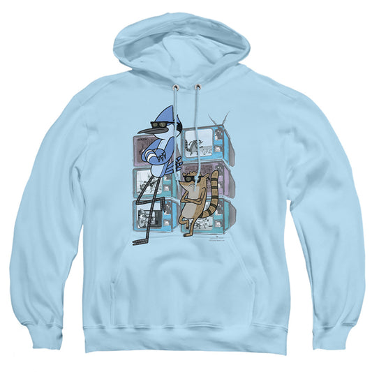 Regular Show Tv Too Cool Mens Hoodie Light Blue