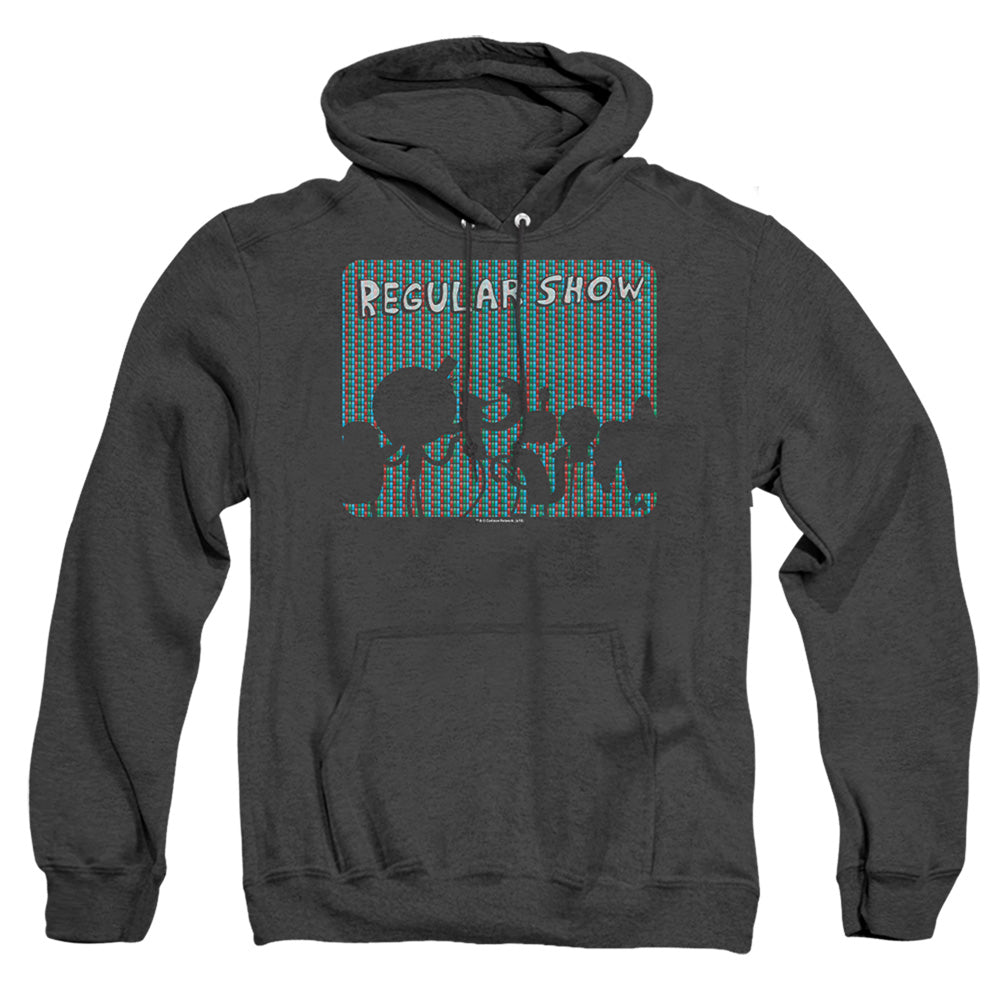 Regular Show Rgb Group Heather Mens Hoodie Black