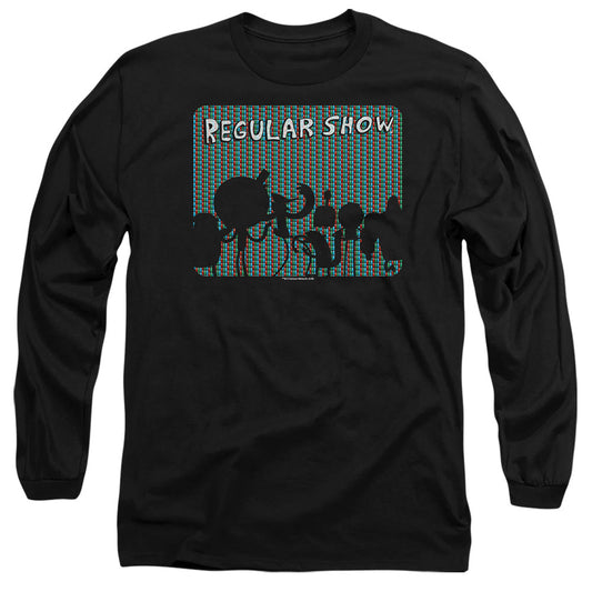 Regular Show Rgb Group Mens Long Sleeve Shirt Black Officially Licensed