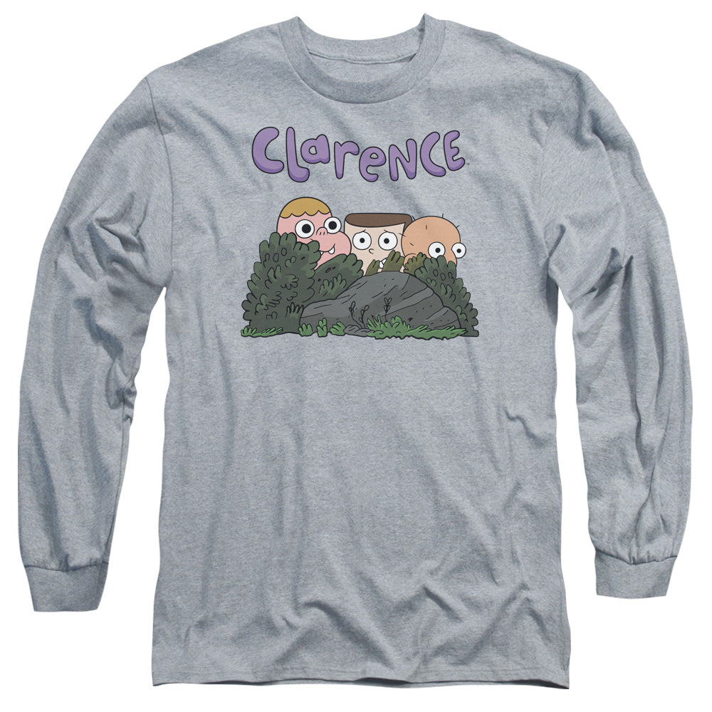 Clarence Gang Mens Long Sleeve Shirt Athletic Heather Officially Licensed