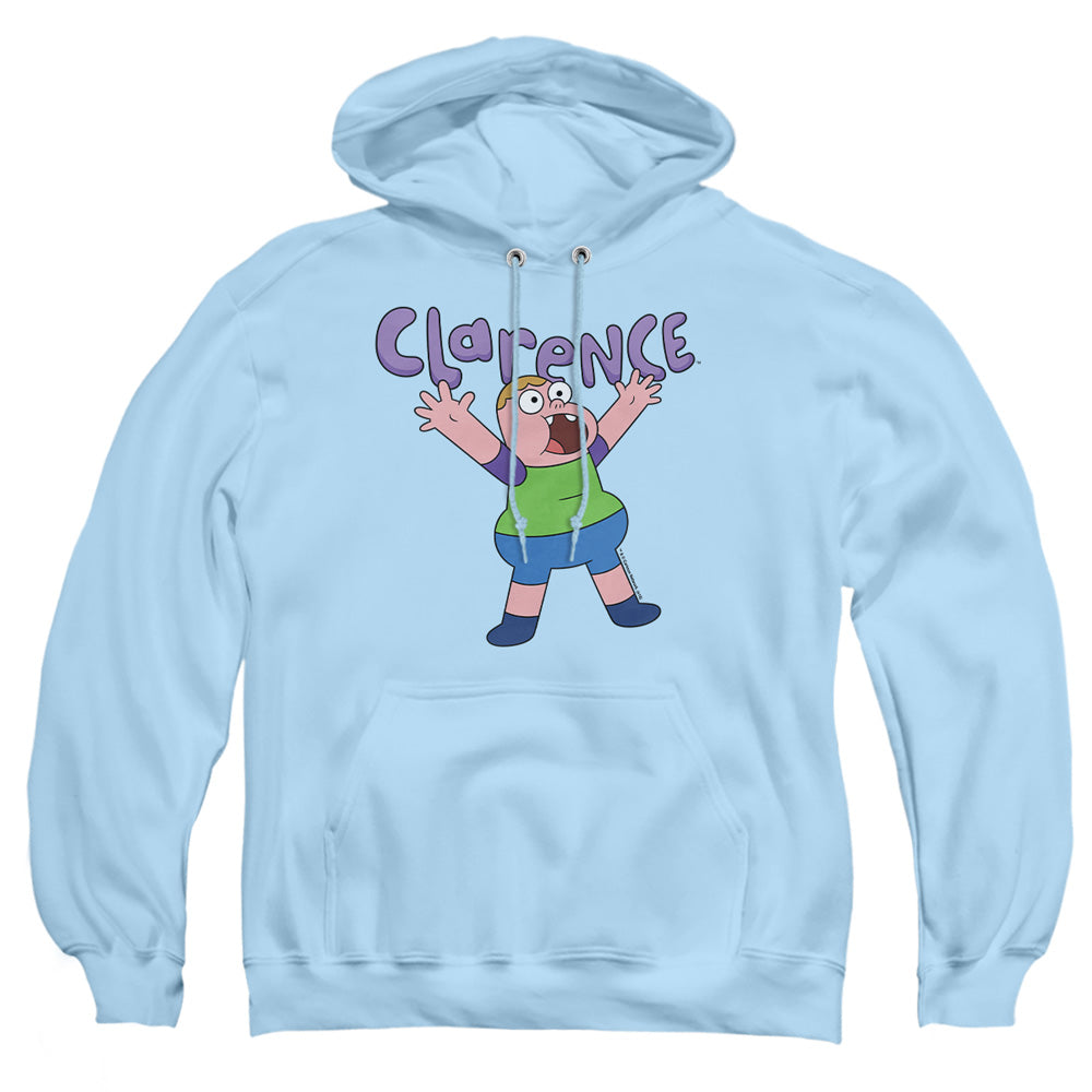 Clarence Whoo Mens Hoodie Light Blue