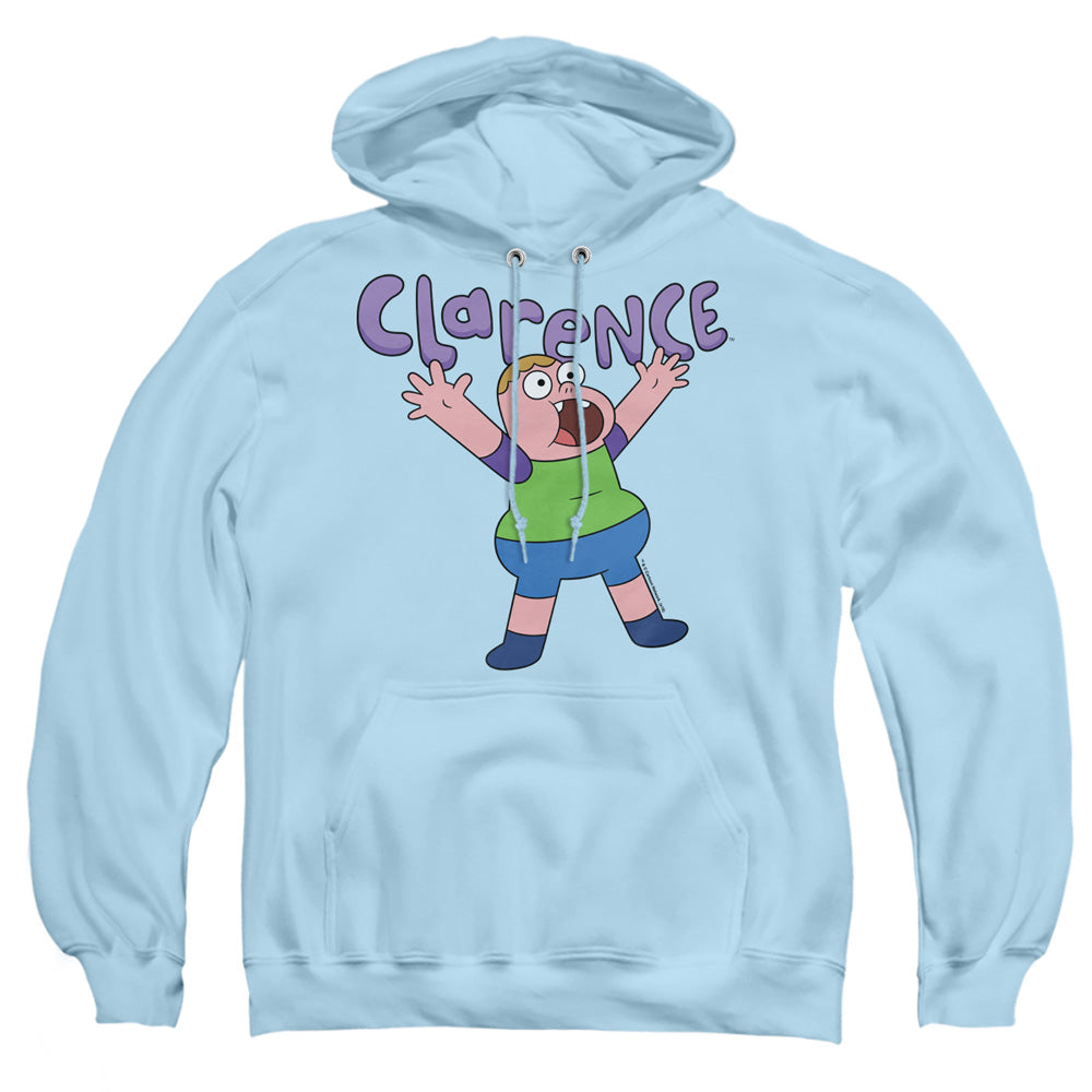 Clarence Whoo Mens Hoodie Light Blue