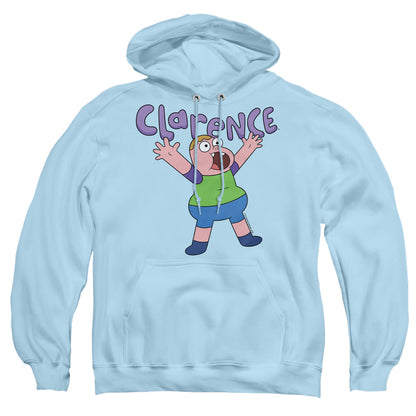 Clarence Whoo Mens Hoodie Light Blue