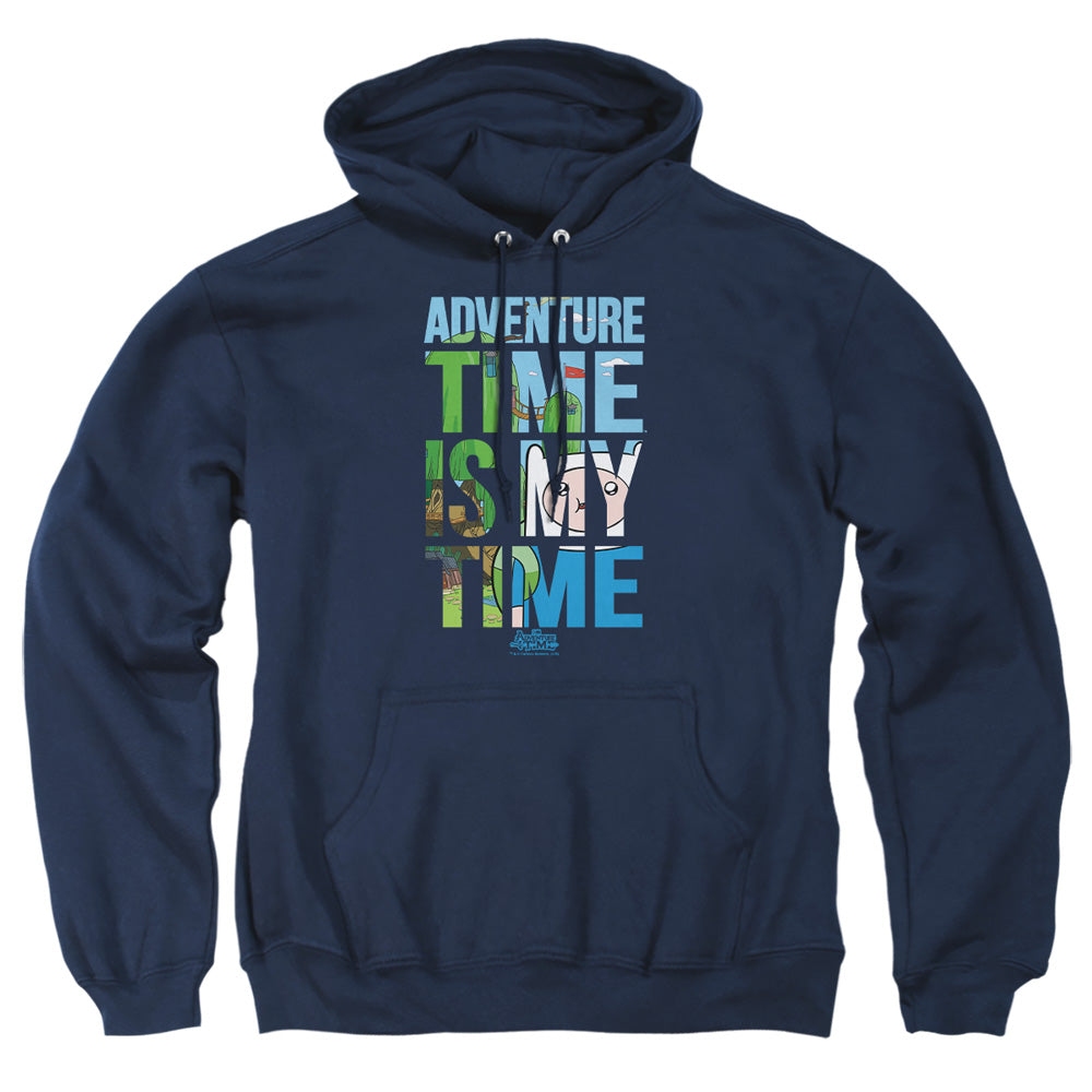 Adventure Time My Time Mens Hoodie Navy