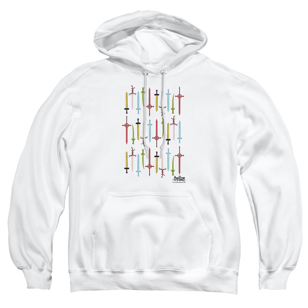 Adventure Time Swords Mens Hoodie White