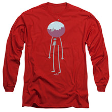 Load image into Gallery viewer, Regular Show Minimal Benson Mens Long Sleeve Shirt Red Officially Licensed
