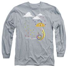 Load image into Gallery viewer, Adventure Time Lady In The Rain Mens Long Sleeve Shirt Athletic Heather
