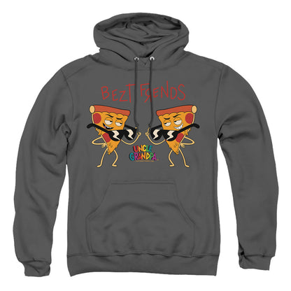 Uncle Grandpa Bezt Frends Mens Hoodie Charcoal