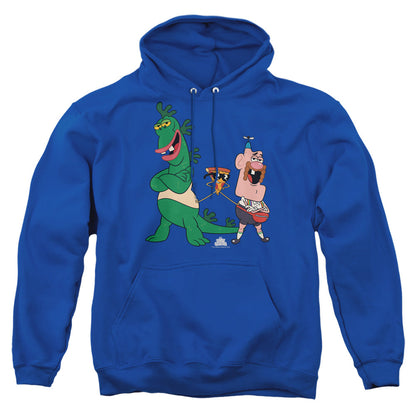 Uncle Grandpa The Guys Mens Hoodie Royal Blue