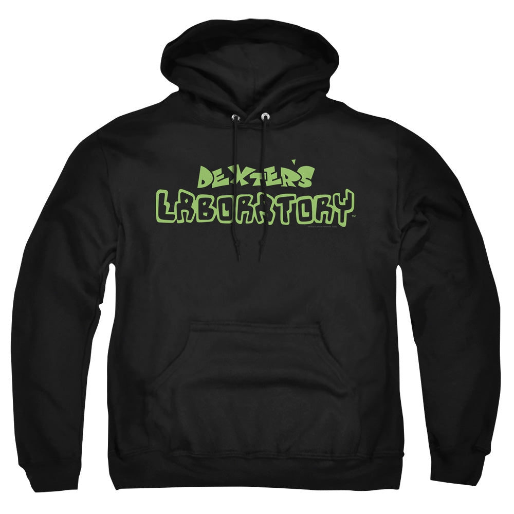 Dexters Laboratory Dexters Logo Mens Hoodie Black