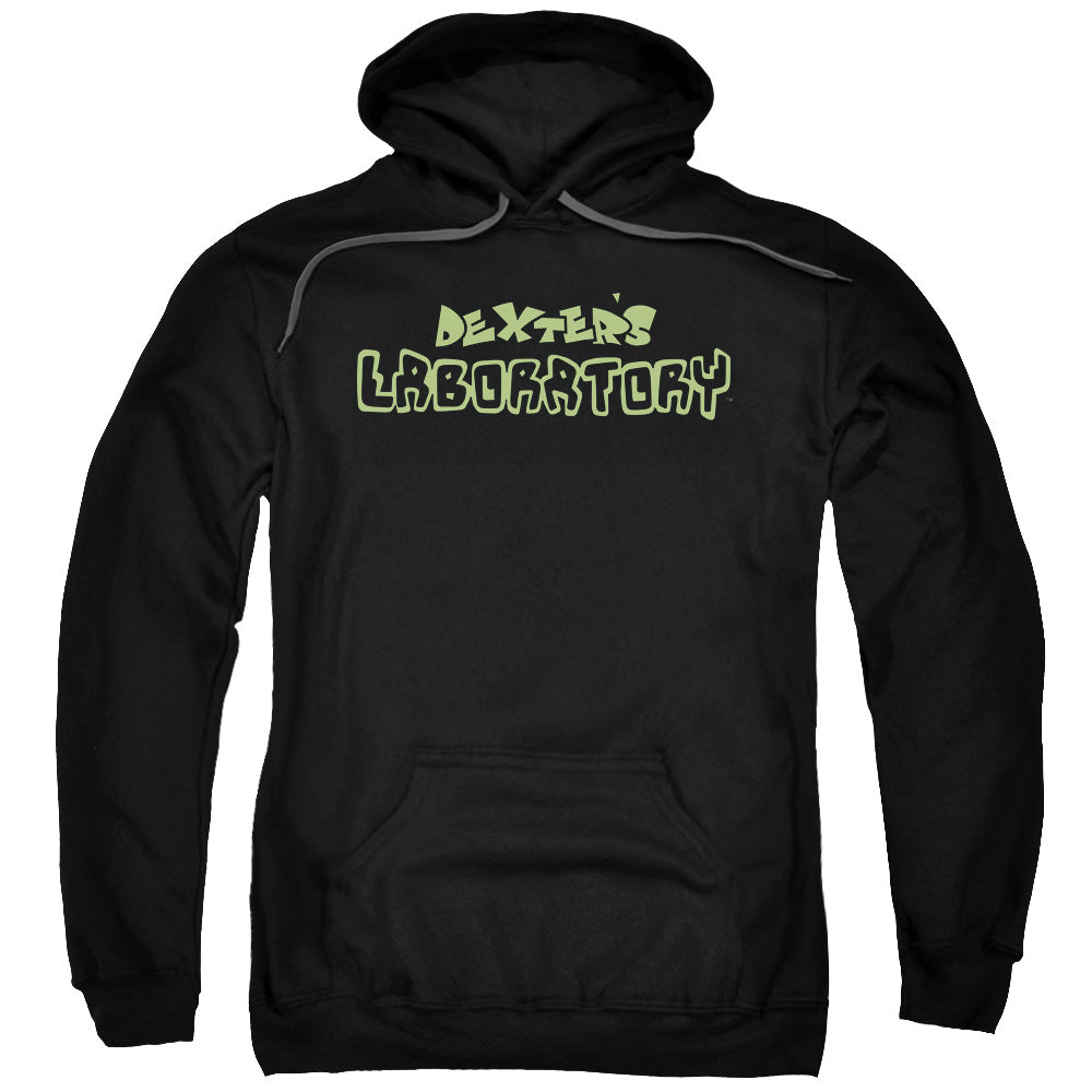 Dexters Laboratory Dexters Logo Mens Hoodie Black
