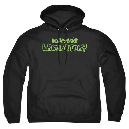 Dexters Laboratory Dexters Logo Mens Hoodie Black
