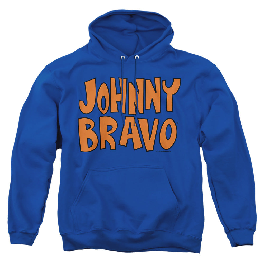 Johnny Bravo Jb Logo Mens Hoodie Royal