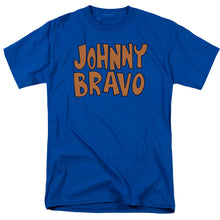 Load image into Gallery viewer, Johnny Bravo Jb Logo Mens T Shirt Royal Blue
