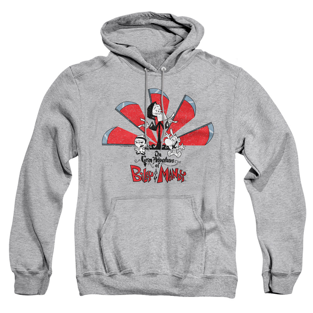 Grim Adventures Of Billy And Mandy Grim Adventures Mens Hoodie Athletic Heather