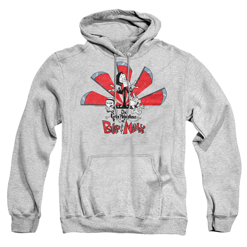 Grim Adventures Of Billy And Mandy Grim Adventures Mens Hoodie Athletic Heather