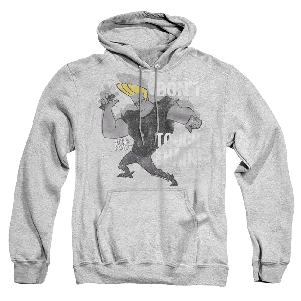 Johnny Bravo Hair Mens Hoodie Athletic Heather