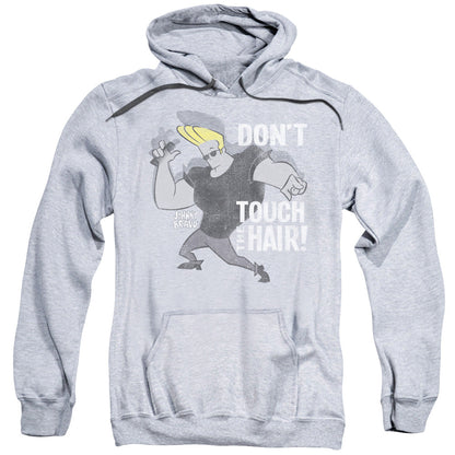 Johnny Bravo Hair Mens Hoodie Athletic Heather