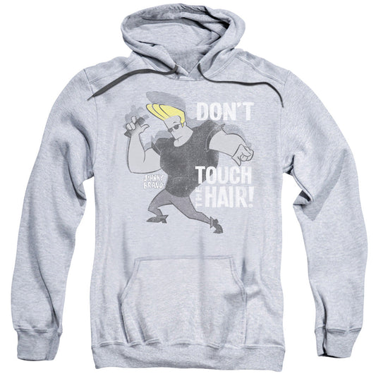 Johnny Bravo Hair Mens Hoodie Athletic Heather