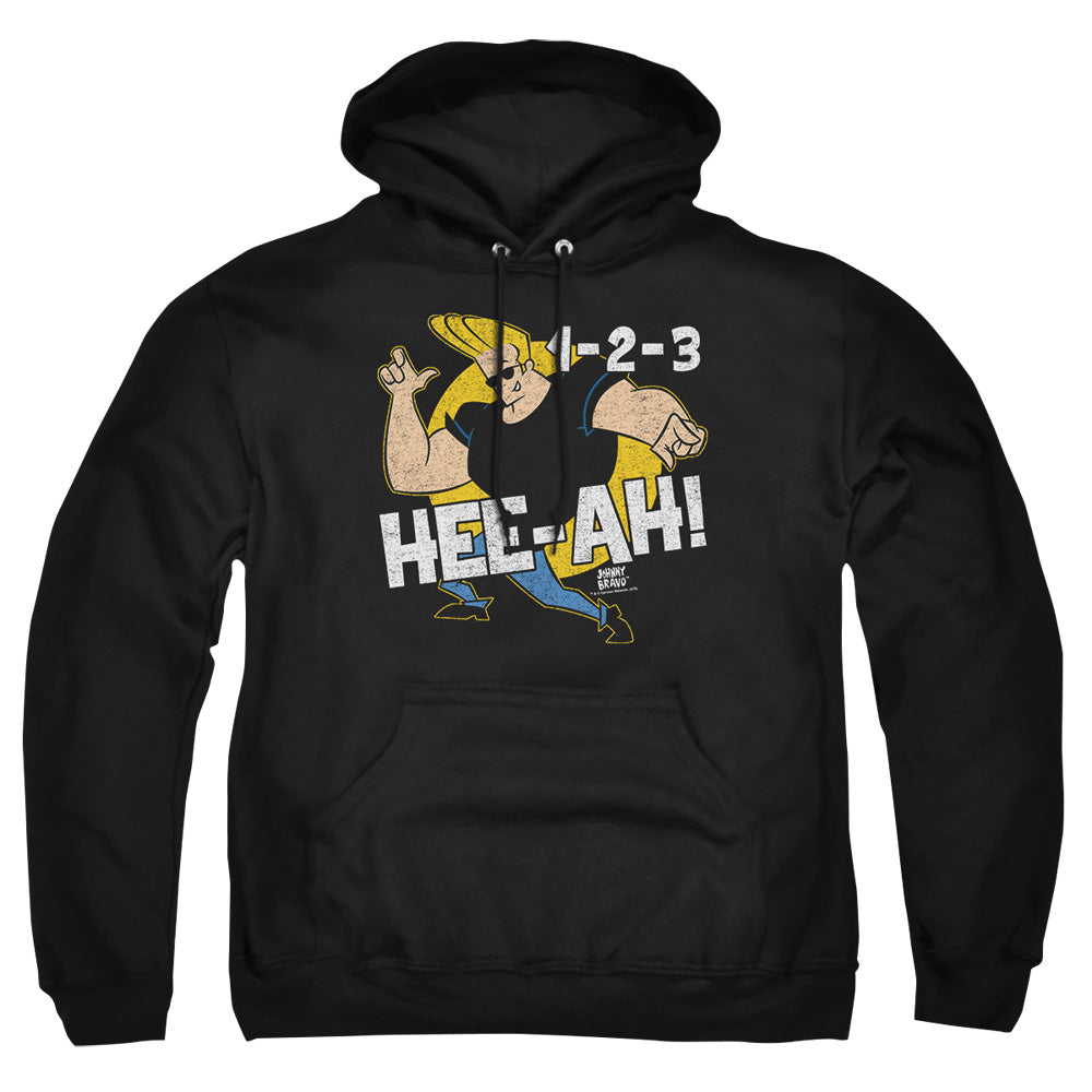 Johnny Bravo 123 Mens Hoodie Black