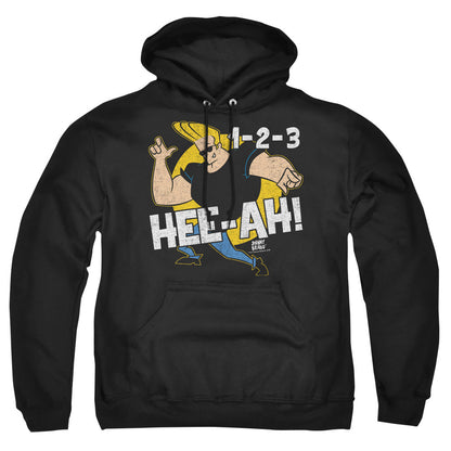 Johnny Bravo 123 Mens Hoodie Black