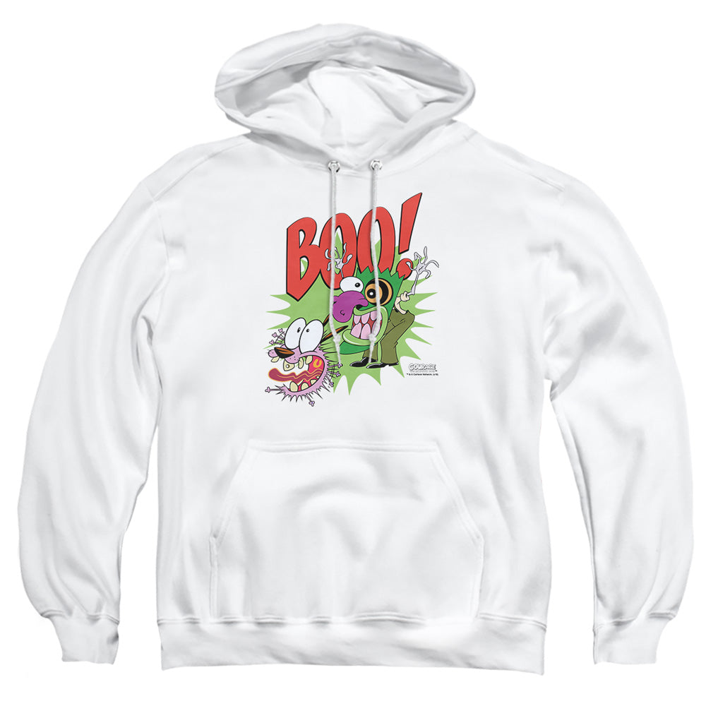 Courage The Cowardly Dog Stupid Dog Mens Hoodie White