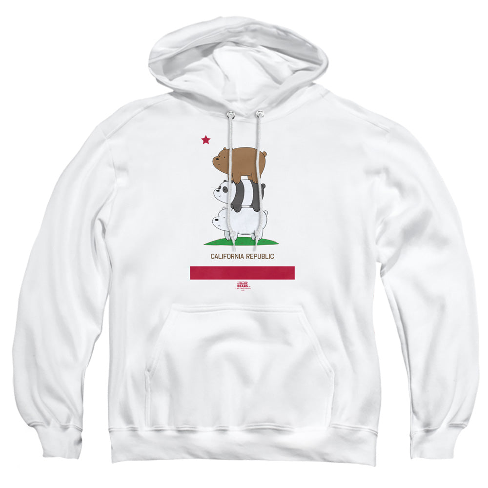 We Bare Bears Cali Stack Mens Hoodie White