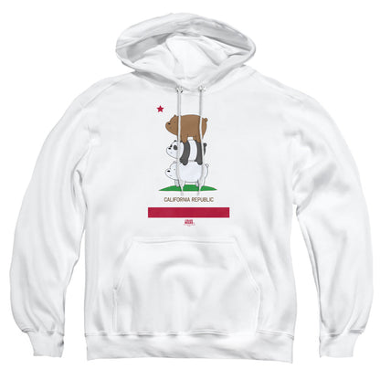 We Bare Bears Cali Stack Mens Hoodie White