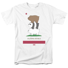 Load image into Gallery viewer, We Bare Bears Cali Stack Mens T Shirt White
