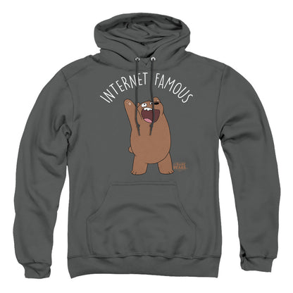 We Bare Bears Internet Famous Mens Hoodie Charcoal