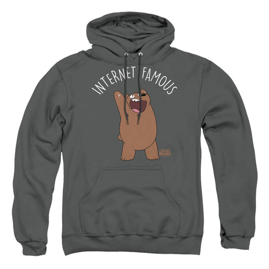 We Bare Bears Internet Famous Mens Hoodie Charcoal